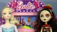 Karlar Kraliçesi Elsa Ve Monster High Lizzie Hearts'ın Sinema Keyfi - Evcilik TV