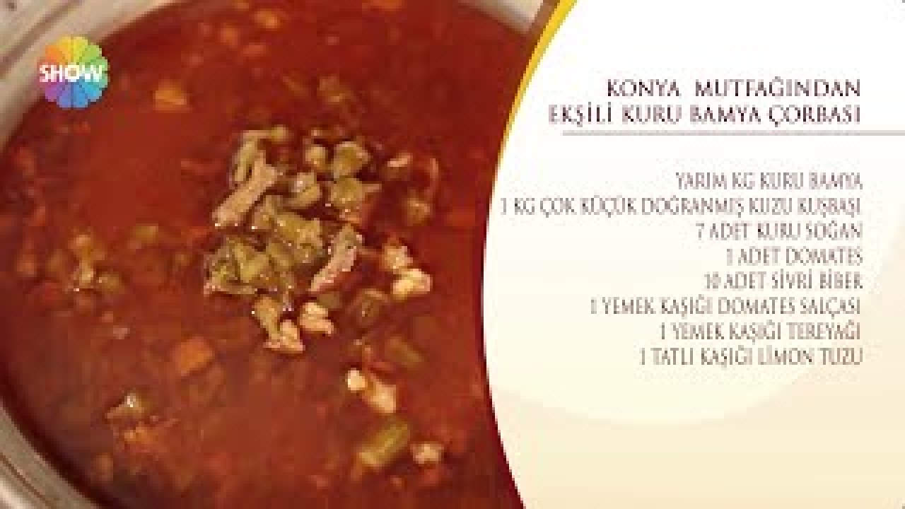 Etli Kuru Bamya Tarifi Videosu Etli Kuru Bamya Tarifi Videosu