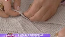Derya Baykal Kolay yelek yapımı Bebek Yeleği Örneği