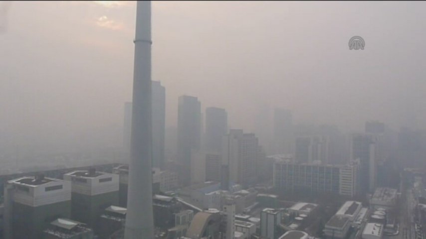 Pekin'de hava kirliliği riskli seviyede