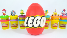 LEGO Oyun Hamuru Dev Sürpriz Yumurta | Yeşil Dev Hulk Demir Adam Örümcek Adam Süpermen Tom ve Jerry