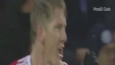 Schweinsteiger'den harika kafa golü