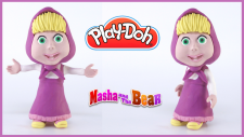 Maşa ve Ayı Çizgi Filminden Maşanın Play-Doh Oyun Haumur İle Yapılışı