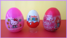 Winx Club Hello Kitty ve Kinder Sürpriz Yumurtaları