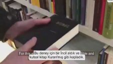 Hristiyanlara Kur'an Diye İncil'den Pasajlar Okumak (Sosyal Deney)