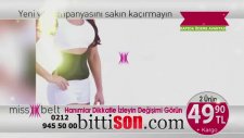Miss Belt Göbek İnceltici Bel Korse Çift Katman