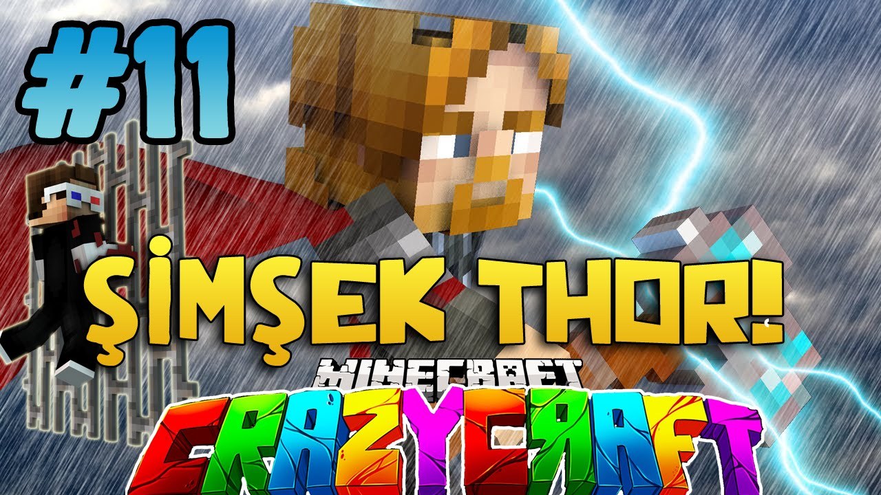Şimşek Thor! (KARANLIK DÜNYA) - Türkçe Minecraft Crazy 
