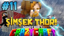 Şimşek Thor! (KARANLIK DÜNYA) - Türkçe Minecraft Crazy Craft : Bölüm 11