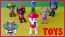 Paw Patrol Marshall Rubble Rocky Skye Zuma ve Chase Oyuncak Paketi Açılımı