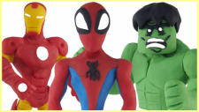 Play Doh Oyun Hamurundan Örümcek Adam Yeşil Dev Hulk ve Demir Adam Nasıl Yapılır?