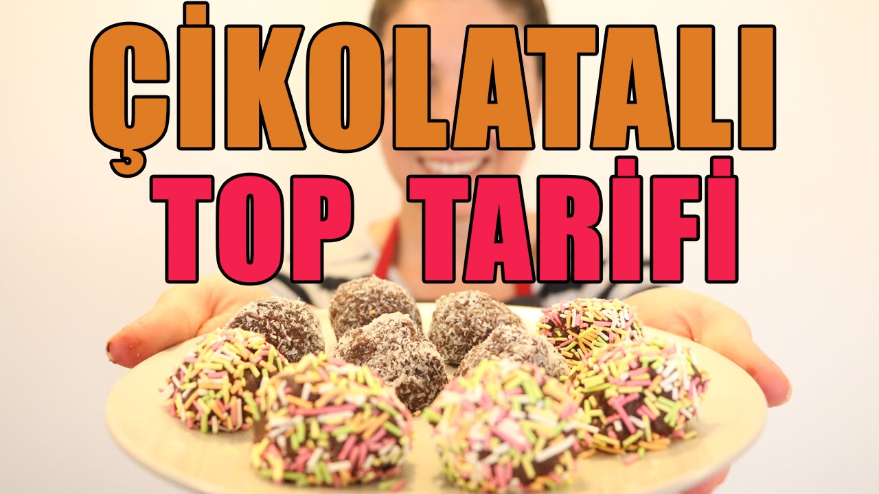 Çikolatalı Meyveli Tatlı Bisküvi Topları Videosu Çikolatalı Meyveli Tatlı Bisküvi Topları Videosu