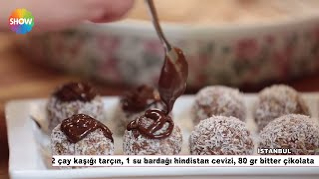 Elmalı Bisküvili Top Tarifi Videosu Elmalı Bisküvili Top Tarifi Videosu