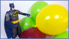 BATMAN Sürpriz Balonları Patlatıyor Thomas ve Arkadaşları Sünger Bob Patrick MLP Mickey Oyuncakları