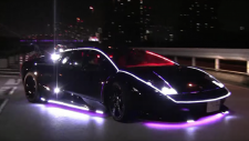 Neon Kaplı Modifiye Lamborghini