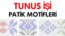 Tunus İşi Patik Motifleri ve Yapılışı