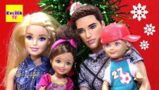 Barbie ve Ailesi Yeni Yıl Alışverişinde | Barbie Türkçe izle | EvcilikTV Evcilik Oyunları