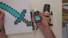 Gerçek Minecraft Diamond Sword Yapımı