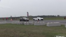 Bmw i8 ile Mercedes ve Porsche Geçince Havaya Girip Tokatlanmak