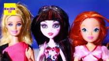 Barbie'nin Muffin Siparişleri için Draculaura Winx Bloom'a Yardım Ediyor | EvcilikTV