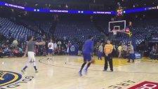 Curry'nin Antrenmanda da Coşması