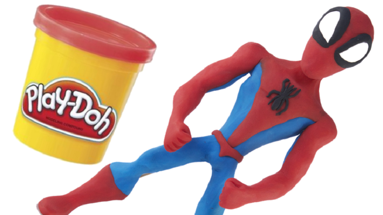 spiderman playdoh