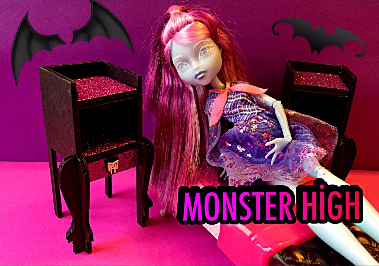 Monster High Bebekleri İçin Komodin YapımıOyuncak Mobilya Yapımı