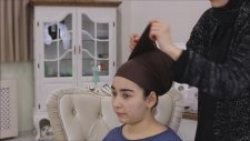 Tesettür için Topuz Yapımı