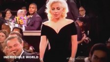 Lady Gaga Leonardo Di Caprio'nun Sandalyesini İtti
