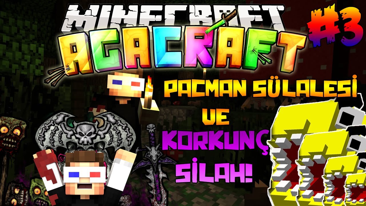 Pacman Sülalesi Ve Korkunç Silah! - Minecraft Korkunç 