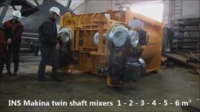 Twin Shaft Concrete Mixers - Concrete Batching Plants