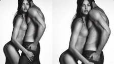 Irina Shayk'tan Kot Firmasına Çıplak Pozlar