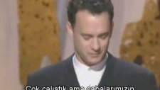 Tom Hanks - Oscar Ödülü Konuşması (Forrest Gump - 1995)