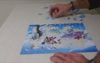 15 kat hızlı 100 parça puzzle yapımı