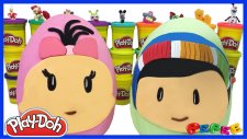 Dev Sürpriz Yumurta Oyun Hamuru Play Doh Pepe ve Bebe Evcilik TV