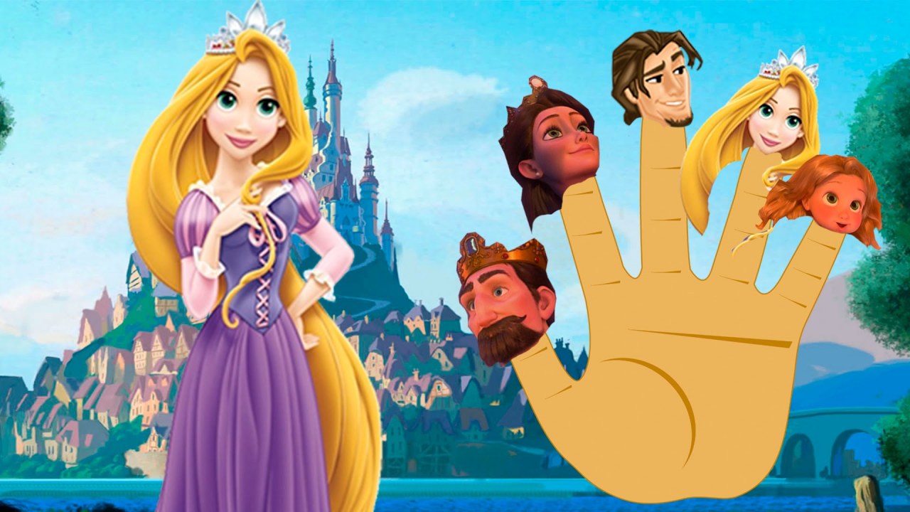 Rapunzel Cartoon Finger Family Songs | İ