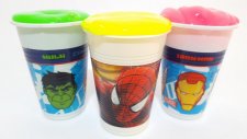 Slime Clay Örümcek Adam Demir Adam ve Hulk Bardaklarında Sürpriz Oyuncaklar MLP Hello Kitty Batman