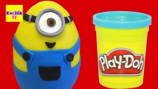 Dev Sürpriz Yumurta Oyun Hamuru Play Doh Minyonlar Evcilik Tv