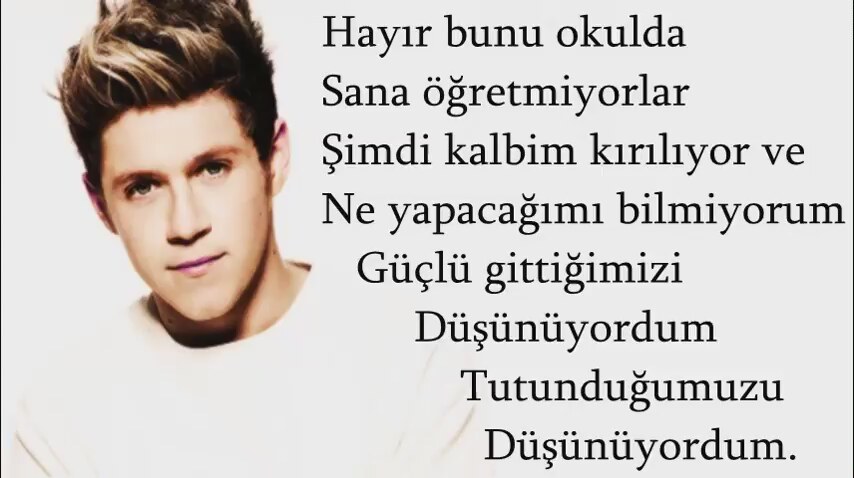 One Direction History Turkce Ceviri Sarki Sozu Lyrics Turkish Translate Izlesene Com