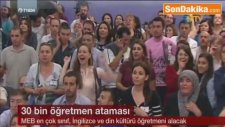 Milli Eğitim Bakanlığı 30 Bin Öğretmen Atamasna İlişkin Branş Dağılımını Açıkladı