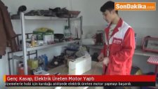 Elektrik Üreten Motor Yapan Genç