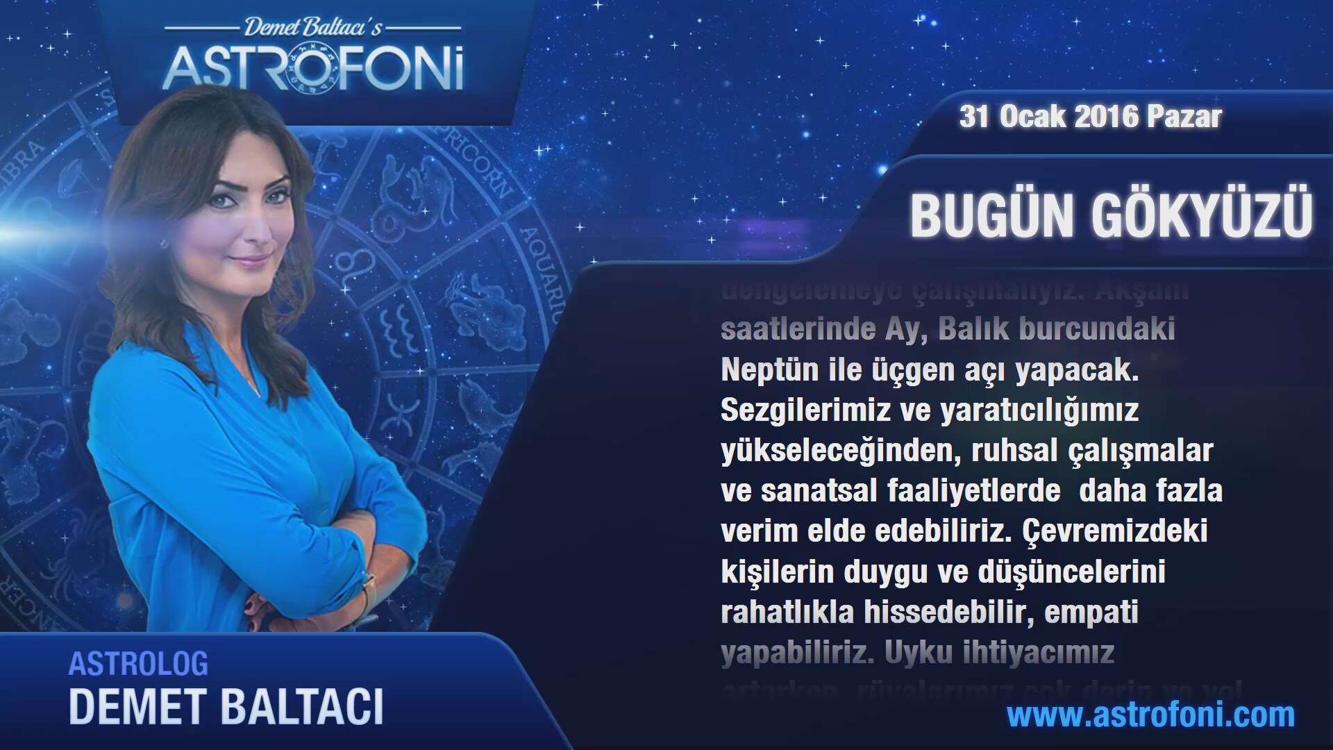 31 Ocak Günlük Burç Yorumları 31 Ocak Günlük Burç Yorumları