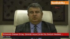 Erzurum-Dekan Ertaş: Gömük veya Çürük Diş Sinüzit Nedeni Olabilir
