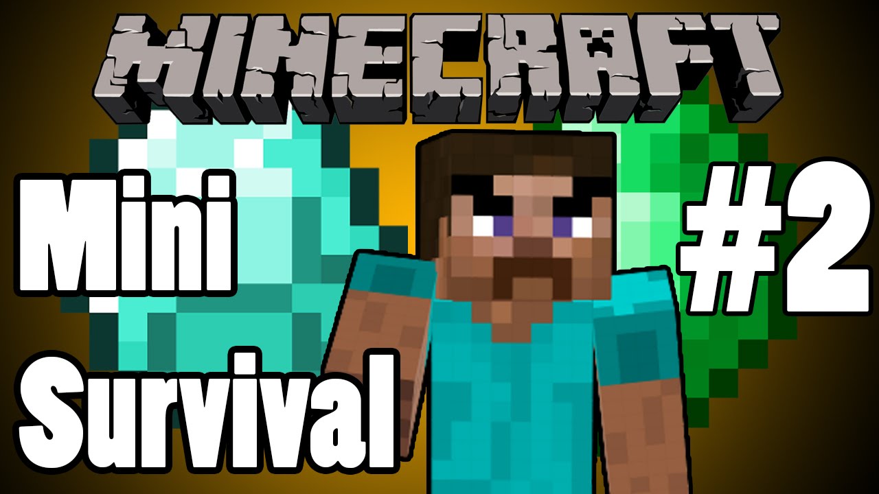 MINECRAFT: Mini Survival #2 - ELMAS VE ZÜMRÜT!?  İzlesene.com