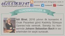 Gündemdekiler -9- | Kültür-Sanat | Haber | Tuna BAŞAR