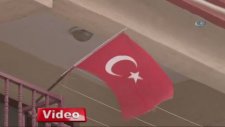 Hakkarili Şehit Teğmen Abdulselam Ötak’e Türk bayraklı yas