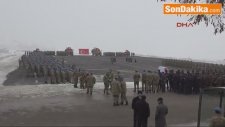 Hakkari Sur Şehidi Teğmen Özatak Son Yolculuğuna Uğurlandı-1