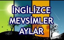 İngilizce Aylar Mevsimler
