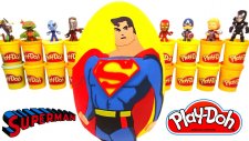 Superman Sürpriz Yumurta Oyun Hamuru - Ironman Transformers Süpermen Oyuncakları
