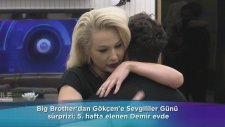 Gökçen'e Sevgililer Günü Sürprizi (14 Şubat Pazar Big Brother Türkiye)
