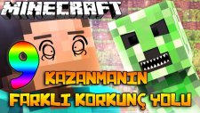 Minecraft'ta KAZANMANIN 9 FARKLI KORKUNÇ YOLU! (Özel Harita)